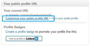 Customize URL- linkedin